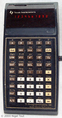 picture of TI-58